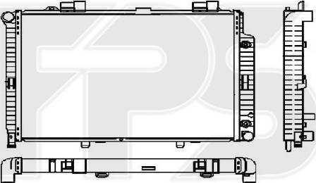 FPS FP 46 A1000-X - Радиатор, охлаждение двигателя autodnr.net