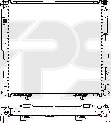 FPS FP 46 A1045 - Радиатор, охлаждение двигателя autodnr.net