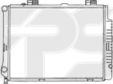 FPS FP 46 A231 - Радіатор, охолодження двигуна autocars.com.ua