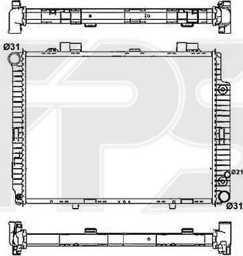 FPS FP 46 A237 - Радиатор, охлаждение двигателя autodnr.net