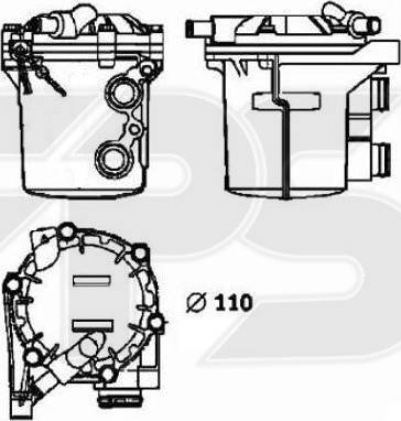 FPS FP 46 B32 - Масляный радиатор, двигательное масло avtokuzovplus.com.ua