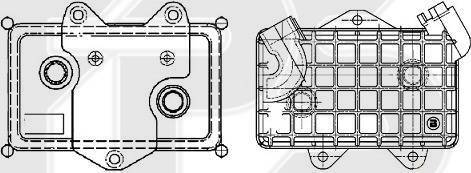 FPS FP 46 B34 - Масляний радіатор, рухове масло autocars.com.ua