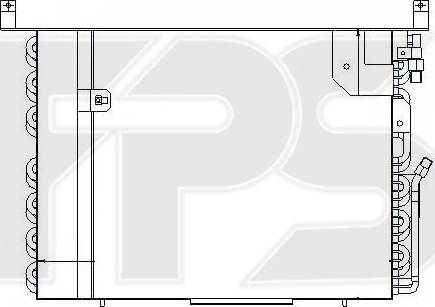 FPS FP 46 K104 - Конденсатор, кондиціонер autocars.com.ua