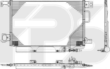 FPS FP 46 K96-X - Конденсатор, кондиціонер autocars.com.ua