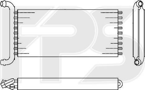 FPS FP 46 N128 - Теплообменник, отопление салона avtokuzovplus.com.ua
