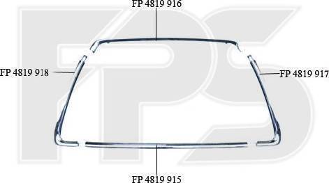 FPS FP 4819 918 - Облицювання / захисна накладка, буфер autocars.com.ua