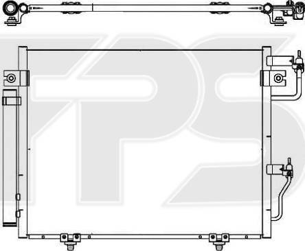 FPS FP 48 K50-X - Конденсатор, кондиціонер autocars.com.ua