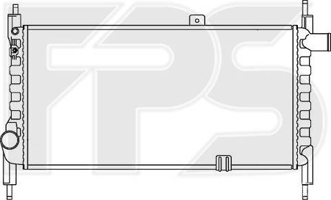 FPS FP 52 A250 - Радіатор, охолодження двигуна autocars.com.ua