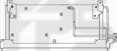 FPS FP 52 K113 - Конденсатор, кондиціонер autocars.com.ua