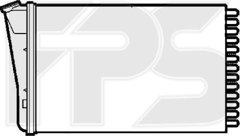 FPS FP 52 N145 - Теплообмінник, опалення салону autocars.com.ua