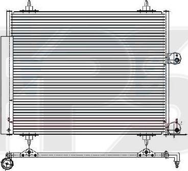 FPS FP 54 K432 - Конденсатор, кондиціонер autocars.com.ua