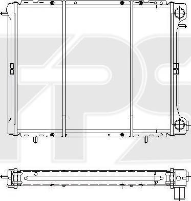 FPS FP 56 A371-X - Радиатор, охлаждение двигателя autodnr.net