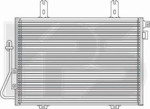 FPS FP 56 K161 - Конденсатор, кондиціонер autocars.com.ua