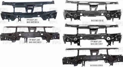 FPS FP 6607 207 - Облицювання передка autocars.com.ua