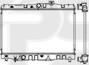 FPS FP 70 A1173 - Радіатор, охолодження двигуна autocars.com.ua