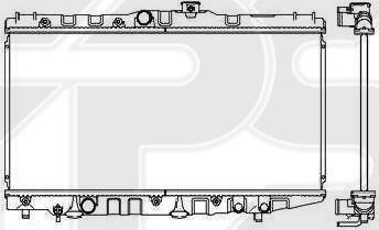 FPS FP 70 A528-X - Радіатор, охолодження двигуна autocars.com.ua