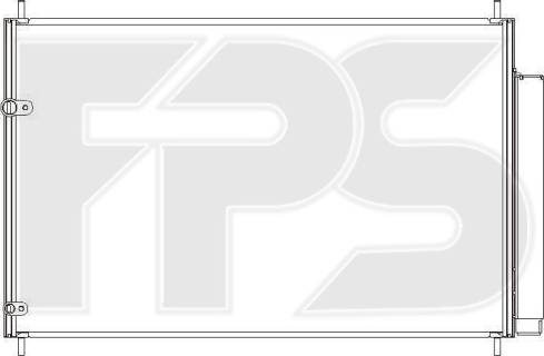 FPS FP 70 K481 - Конденсатор, кондиціонер autocars.com.ua