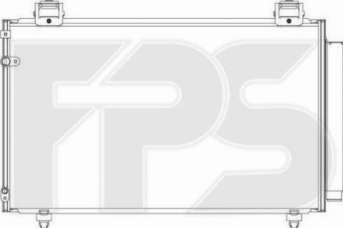 FPS FP 70 K482 - Конденсатор кондиционера autodnr.net