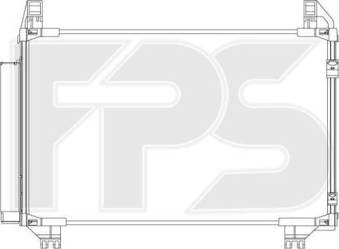 FPS FP 70 K485 - Конденсатор, кондиціонер autocars.com.ua