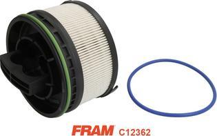 FRAM C12362 - Паливний фільтр autocars.com.ua