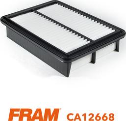 FRAM CA12668 - Повітряний фільтр autocars.com.ua