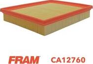 FRAM CA12760 - Повітряний фільтр autocars.com.ua