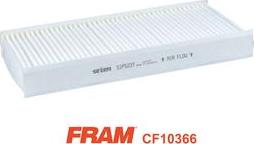 FRAM CF10366 - Фільтр, повітря у внутрішній простір autocars.com.ua