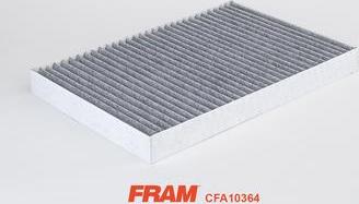 FRAM CFA10364 - Фільтр, повітря у внутрішній простір autocars.com.ua