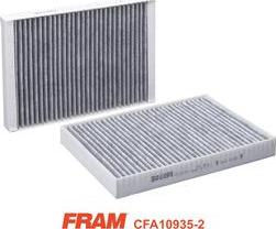 FRAM CFA10935-2 - Фильтр воздуха в салоне autodnr.net