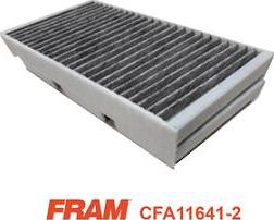 FRAM CFA11641-2 - Фильтр воздуха в салоне autodnr.net
