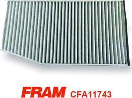 FRAM CFA11743 - Фільтр, повітря у внутрішній простір autocars.com.ua