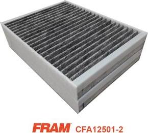 FRAM CFA12501-2 - Фильтр воздуха в салоне avtokuzovplus.com.ua