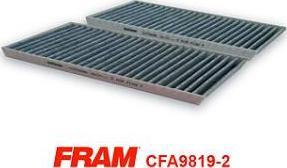 FRAM CFA9819-2 - Фильтр воздуха в салоне avtokuzovplus.com.ua