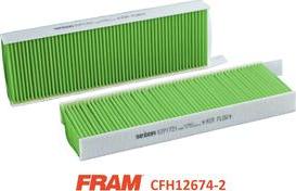 FRAM CFH12684 - Фильтр воздуха в салоне autodnr.net