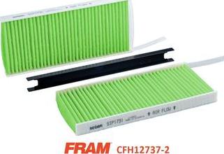 FRAM CFH12695 - Фільтр, повітря у внутрішній простір autocars.com.ua