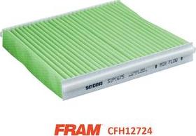 FRAM CFH12717 - Фильтр воздуха в салоне autodnr.net