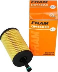 FRAM CH9443ECO - фільтр оливний двигуна. змінний елемент autocars.com.ua