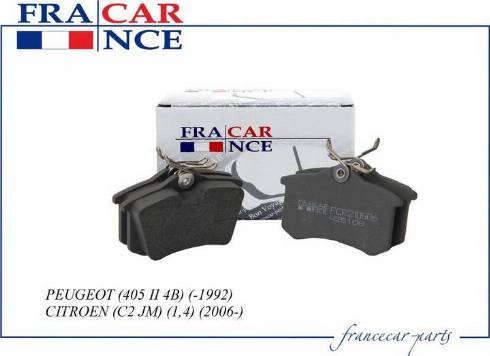 Francecar FCR210501 - Тормозные колодки, дисковые, комплект autodnr.net