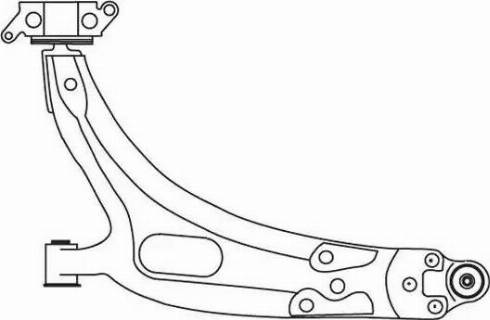 FRAP 1726 - Рычаг подвески колеса avtokuzovplus.com.ua