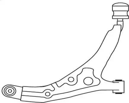 FRAP 1855 - Рычаг подвески колеса avtokuzovplus.com.ua
