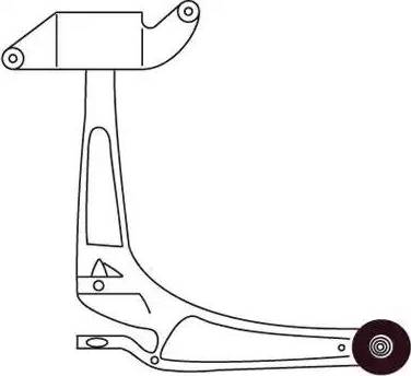 FRAP 3296 - Рычаг подвески колеса avtokuzovplus.com.ua