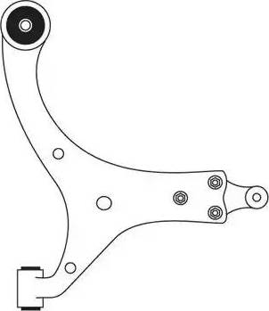 FRAP 3846 - Рычаг подвески колеса avtokuzovplus.com.ua