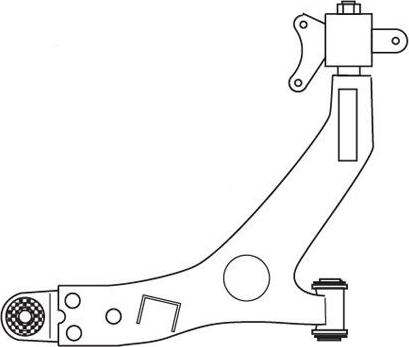 FRAP F3343 - Рычаг подвески колеса autodnr.net