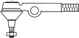 FRAP F4135 - Наконечник рулевой тяги, шарнир autodnr.net