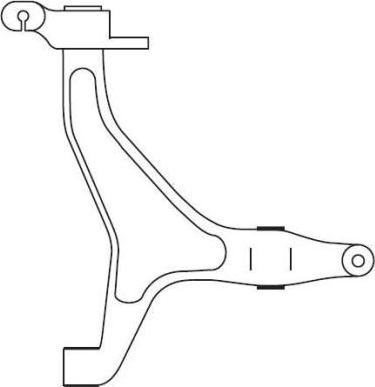 FRAP F4587 - Рычаг подвески колеса avtokuzovplus.com.ua