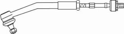 FRAP T/306 - Поперечна рульова тяга autocars.com.ua