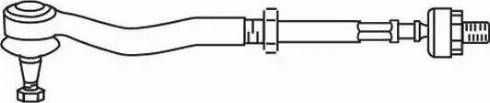 FRAP T361 - Ремкомплект, наконечник поперечної рульової тяги autocars.com.ua