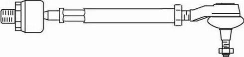 FRAP T384 - Поперечна рульова тяга autocars.com.ua