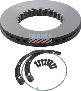 FRAS-LE FHDI00048 - Гальмівний диск autocars.com.ua