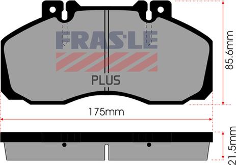 FRAS-LE PD/104-PLUS - Тормозные колодки, дисковые, комплект autodnr.net